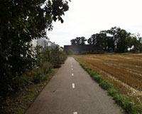 Omtvistade cykelv&auml;gen.